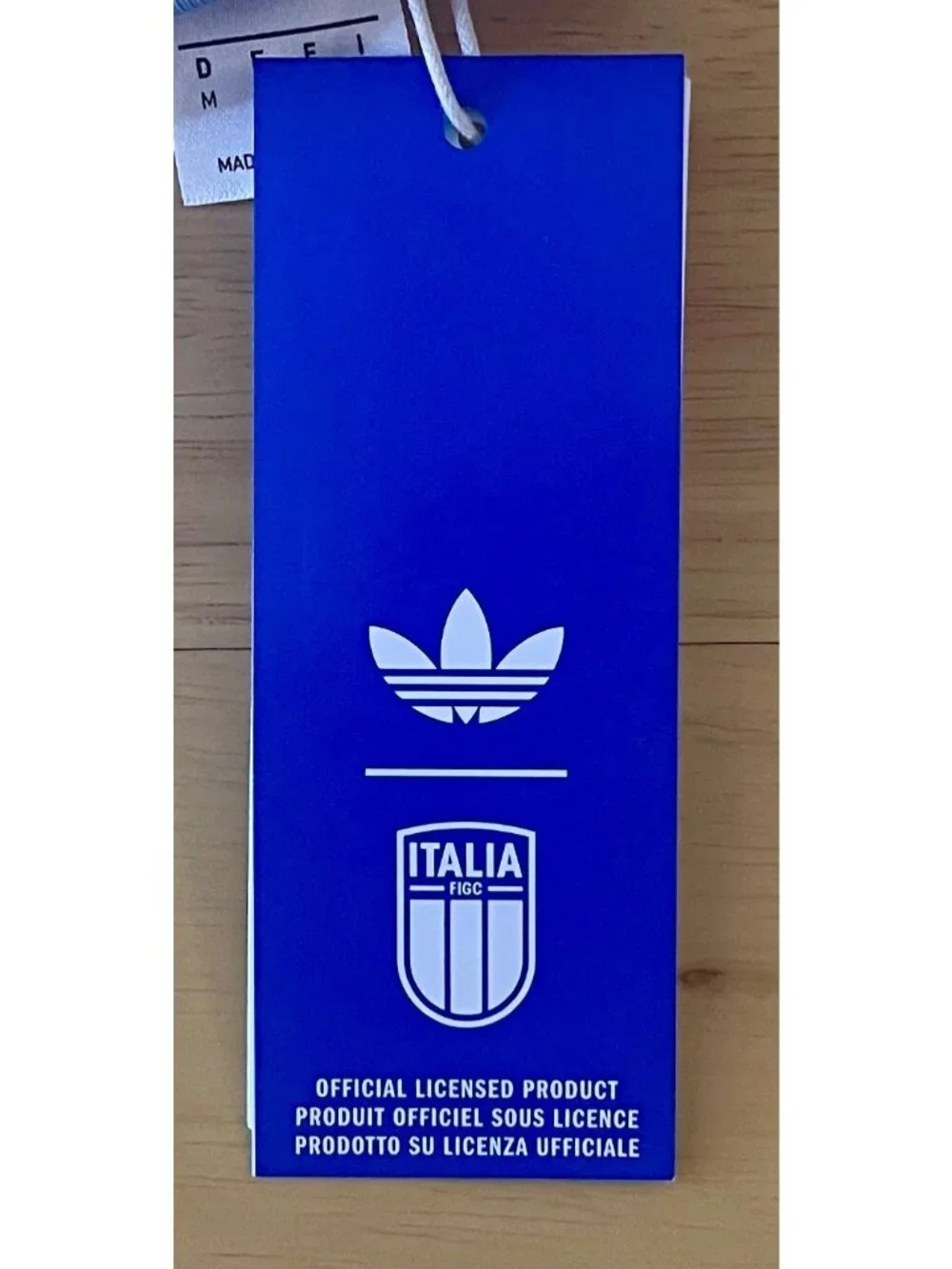 Adidas Italia FIGC OG Soccer Aero Blue Track Jacket JY9630 - Men’s M - NWT $110